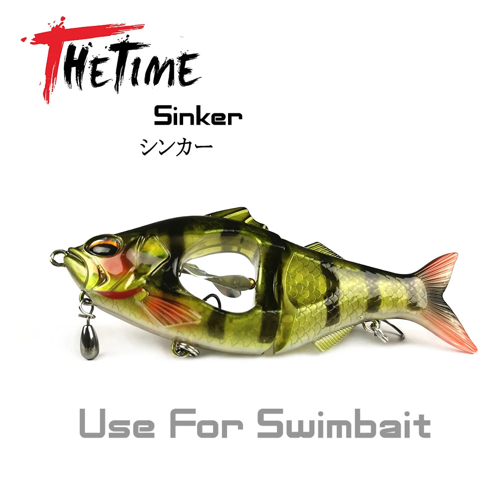 THETIME 1.8-21g Drop Shot Fishing Sinker Weights Soft Lure Free Rig Hook Connector line Sinkers For Bass Fishing Accessories