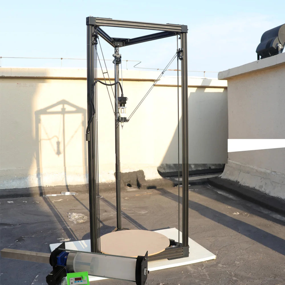 TC500 2L clay ceramic delta 3D printer  KIT DIY with a inner diameter of 85mm barrel piston pusher