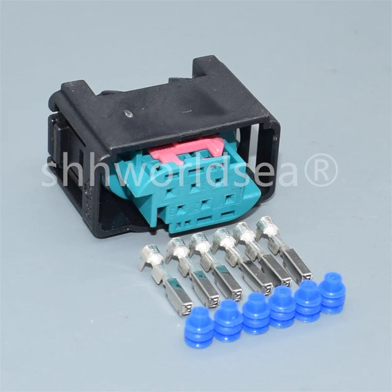 1Sets 6 Pin Automotive waterproof connector Throttle Valve Sensor Connector 1-967616-1 Accelerator Pedal Plug 9-967616-1