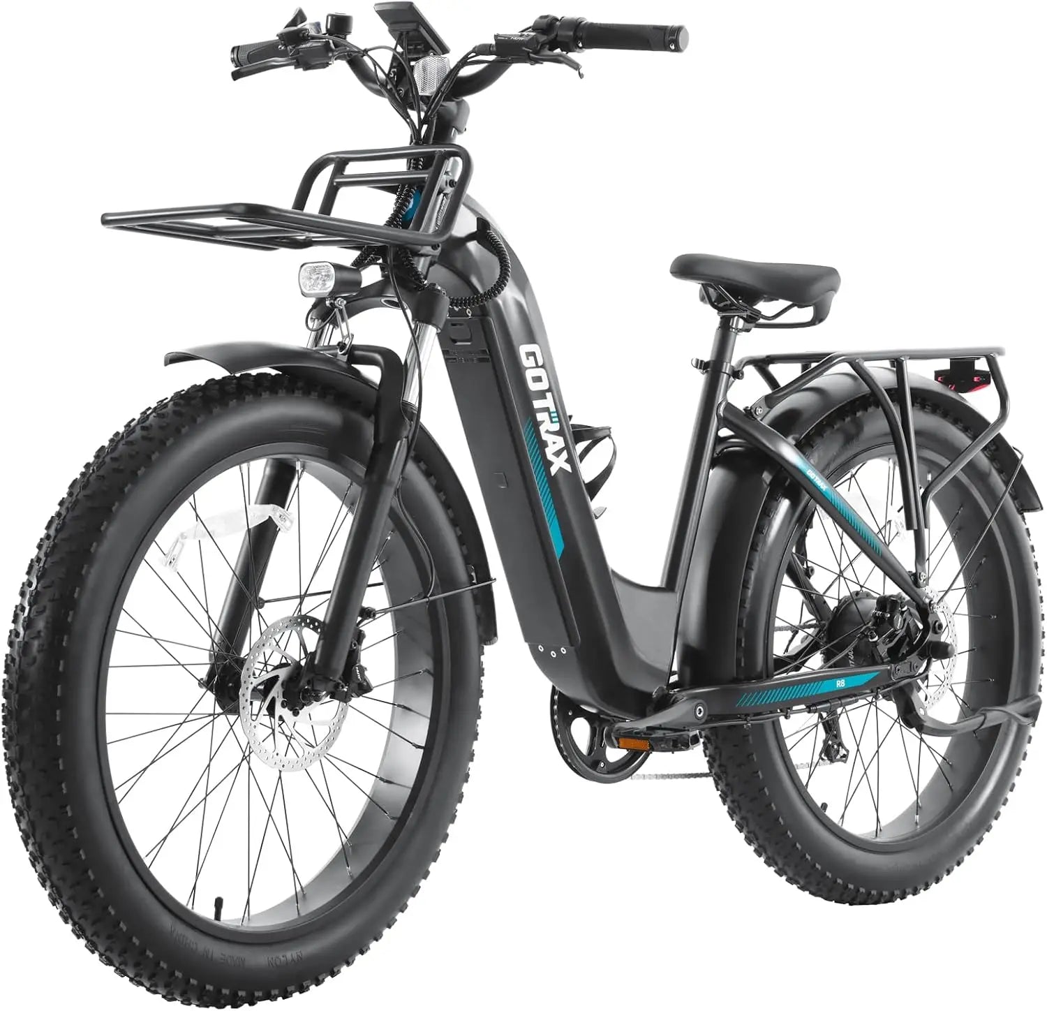 20" Folding Electric Bike with 40Miles (Pedal-assist1) by 48V Battery, 20Mph Power by Peak 500W, Adult Electric Bicycle
