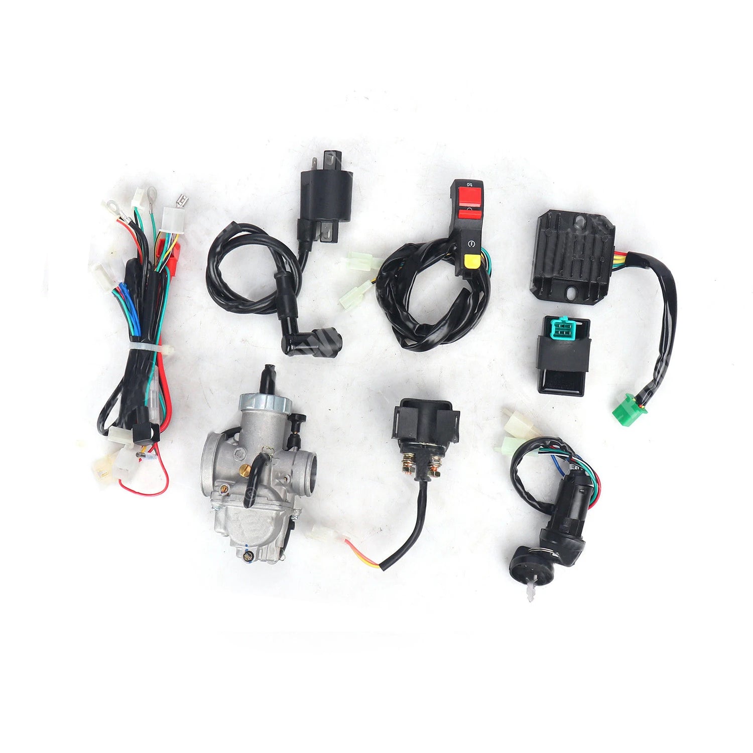 DPGKITS 1PC 212CC Engine Electric Start Single Cylinder 4-Stroke For Zongshen Daytona Anima 190 ZS190 YX150 ZS155 Engine