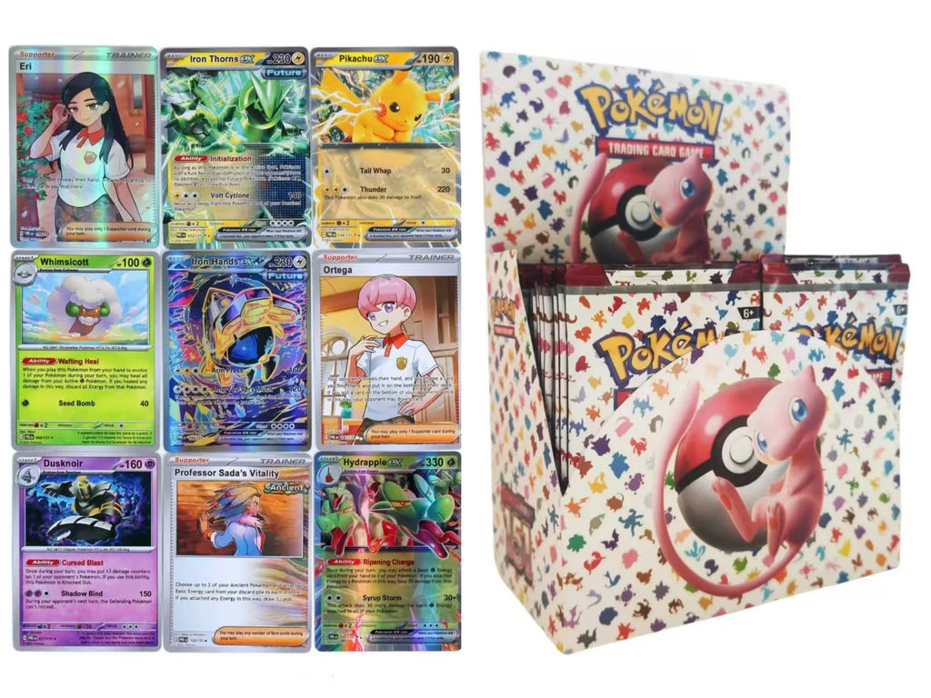 360 Pcs Pokemon Card Journey Together Prismatic Evolutions 151Ultra Prism English Booster  Stellar Crown Battle Transaction Card