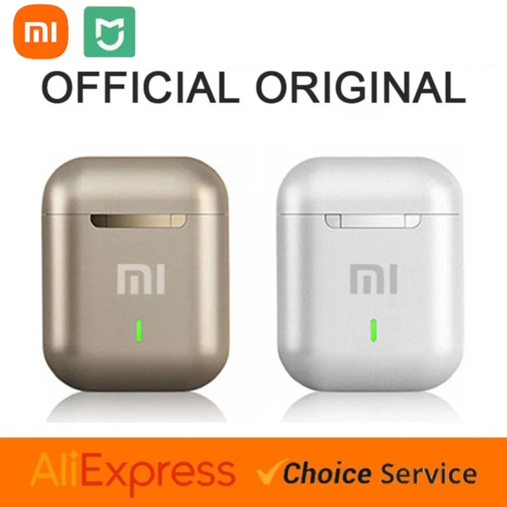 অরিজিনাল XIAOMI J18 হেডসেট ওয়্যারলেস ইয়ারফোন, ব্লুটুথ হেডফোন স্পোর্ট গেম TWS ইয়ারবাডস কানে মাইক টাচ সহ ট্রু ফর স্টেরিও