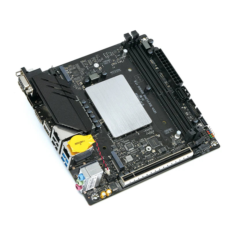 DIY Gaming computer ERYING M-ITX DIY Desktop Motherboard CPU RAM COMBO Kit i5 12500H i5-12500H 12C16T DDR4 Interposer Kit
