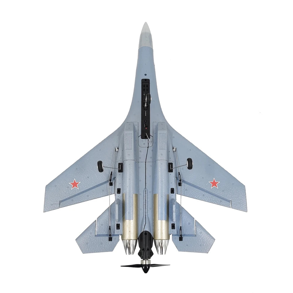 QF009 J16 Rc Plane 4CH Foam Remote Control Airplane Su35 Model Glider 2.4G 360° Flip-Roll 525mm Fixed Wing Fighter Aircraft Toy