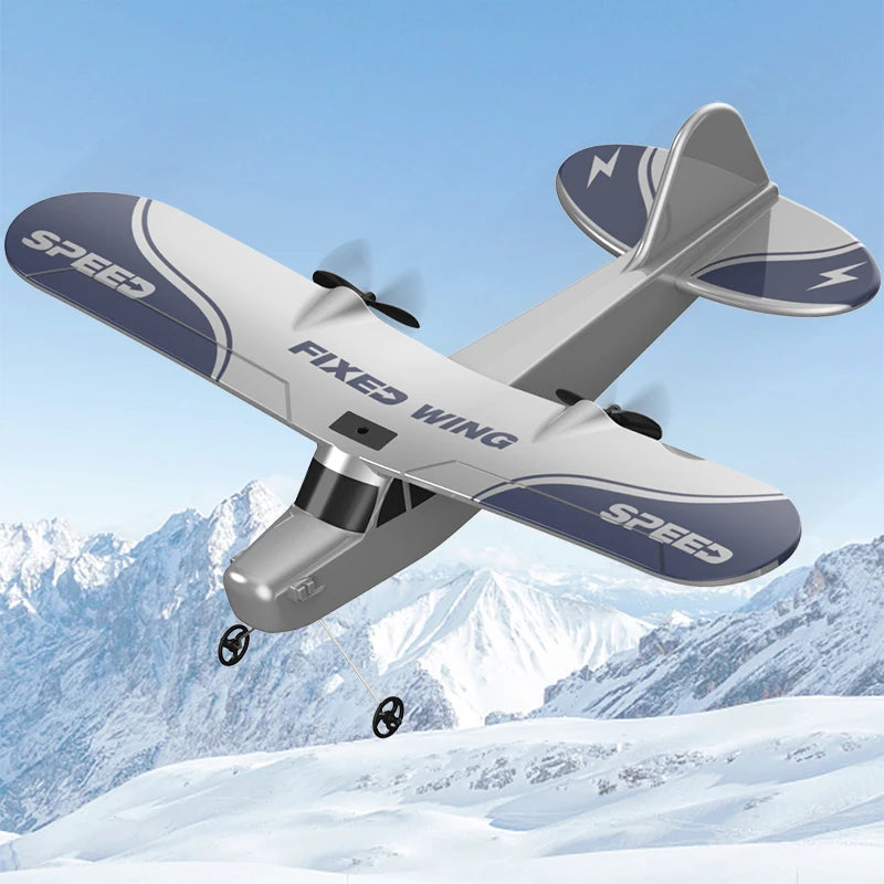 2.4Ghz RC Drone Airplane - EPP Foam Stunt Glider with LED Night Lights & 2.5CH Control for Beginners