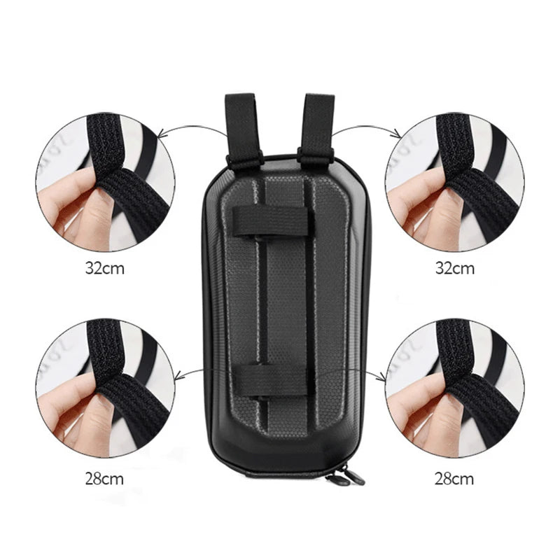Bicycle Bag EVA Hard Shell Rainproof Bike Tool Bag Cycling Frame Bag Mtb Accessories 2L 3L Electric Scooter Front Bag Waterproof