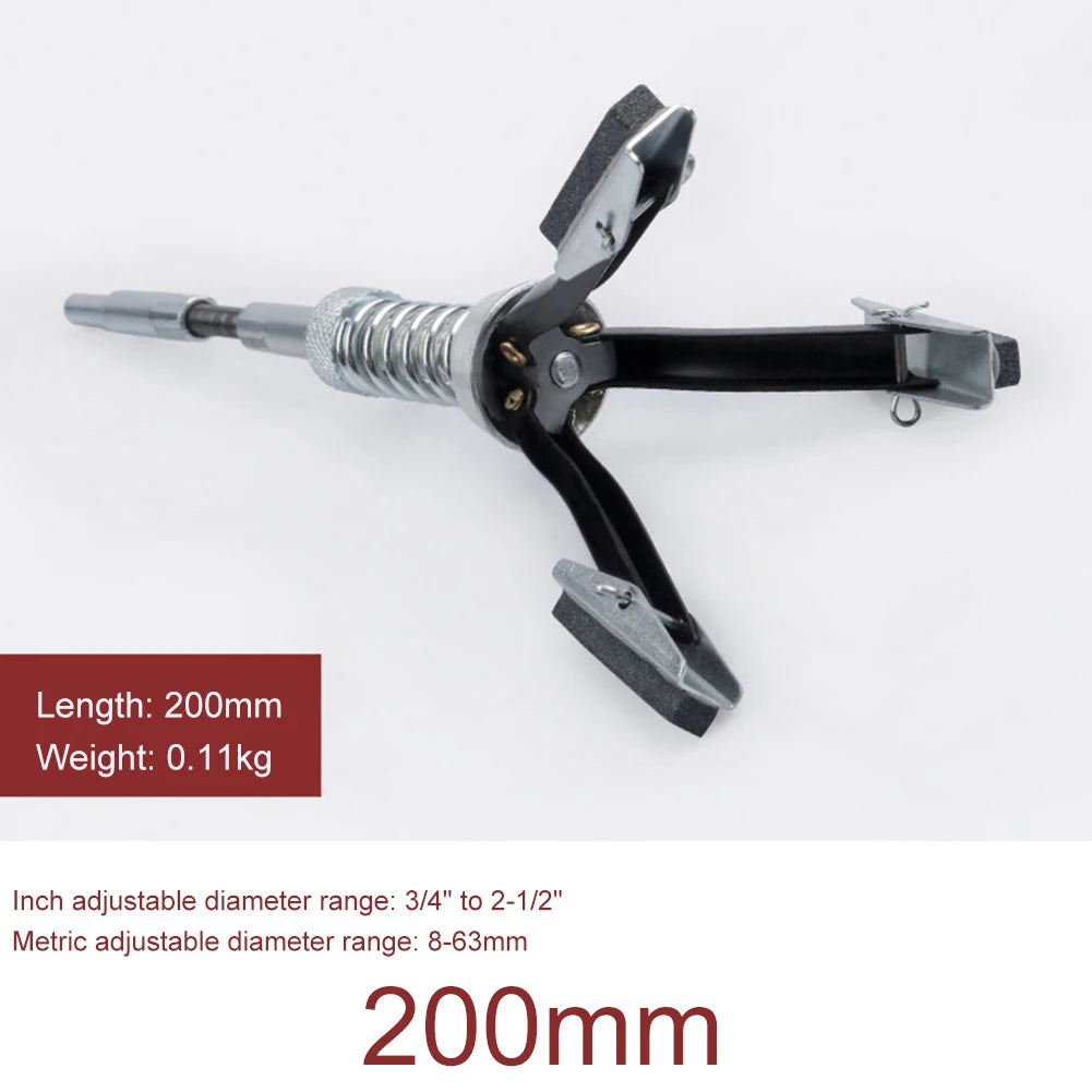 51-177mm Three-jaw Cylinder Sander Inner Diameter Grinder Steel Car Engine Brake Cylinder Bore Hone Tool Flexible Shaft Honing