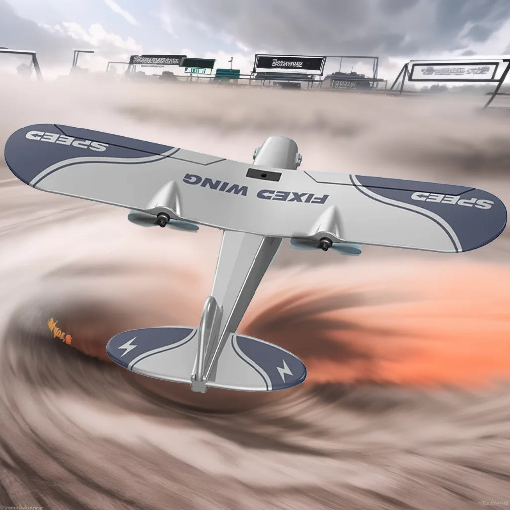2.4Ghz RC Drone Airplane - EPP Foam Stunt Glider with LED Night Lights & 2.5CH Control for Beginners