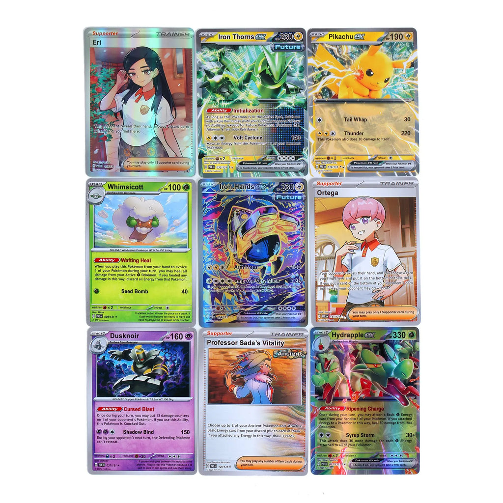 360 Pcs Pokemon Card Journey Together Prismatic Evolutions 151Ultra Prism English Booster  Stellar Crown Battle Transaction Card
