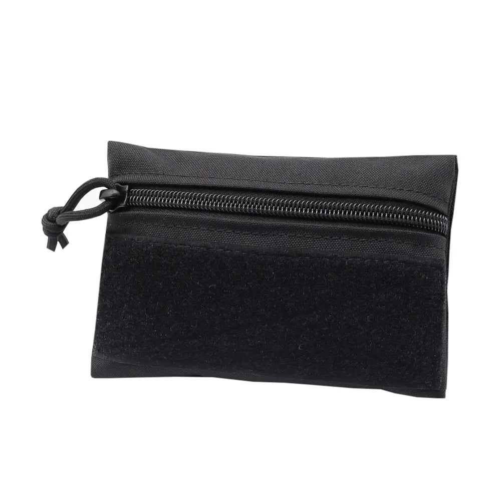 VULPO Tactical Micro Candy Pouch Portable Storage Bag Hunting Vest Patch Pouch MK3 MK4 Airsoft Chest Rig Vest Attached Pouch