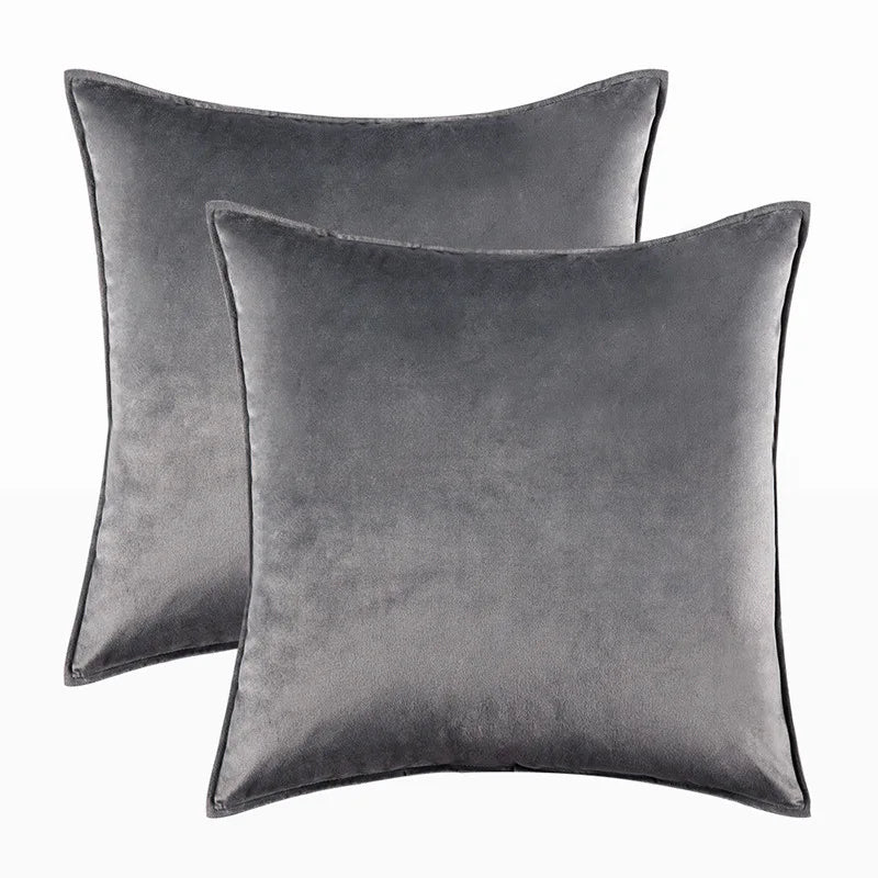 50*50/60*60High Quality Velvet Cushion Cover Bed Pillow Case For Sofa Car Housse De Coussin Decorative Pillows Nordic Home Decor