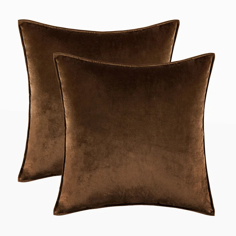 50*50/60*60High Quality Velvet Cushion Cover Bed Pillow Case For Sofa Car Housse De Coussin Decorative Pillows Nordic Home Decor