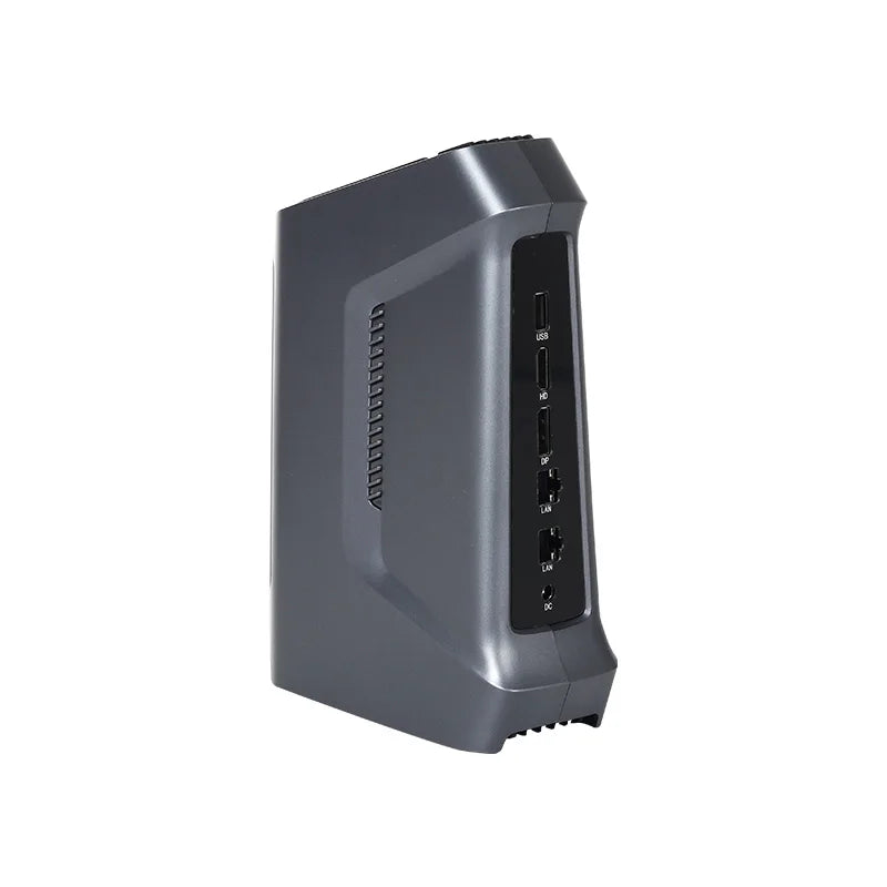 Helorpc Diy Gaming Computer with Inter Ultra 7 165H with 2xDDR5 2xM.2 NVME 1xHDMI2.1 3xUSB3.2 Support WIN10 LINUX Pfense Mini PC