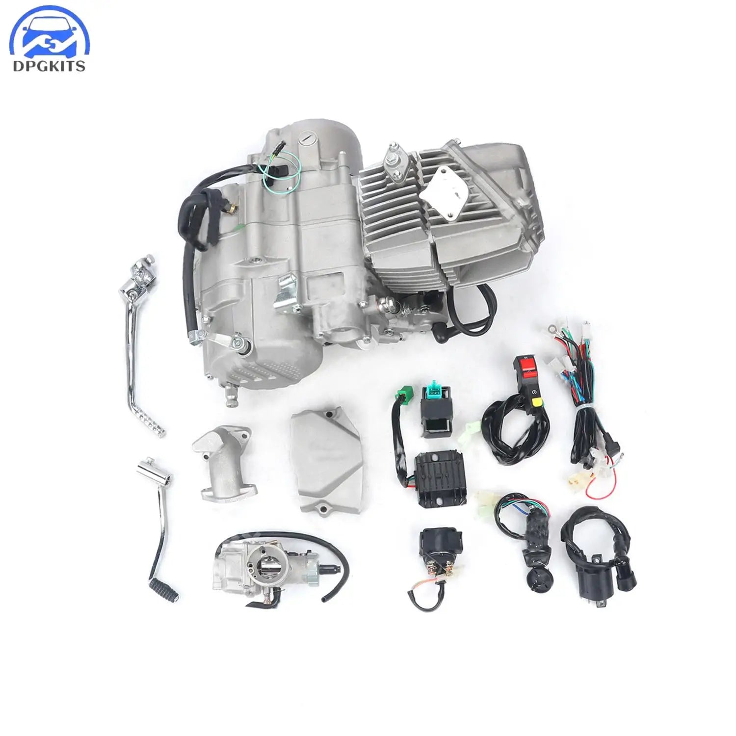 DPGKITS 1PC 212CC Engine Electric Start Single Cylinder 4-Stroke For Zongshen Daytona Anima 190 ZS190 YX150 ZS155 Engine