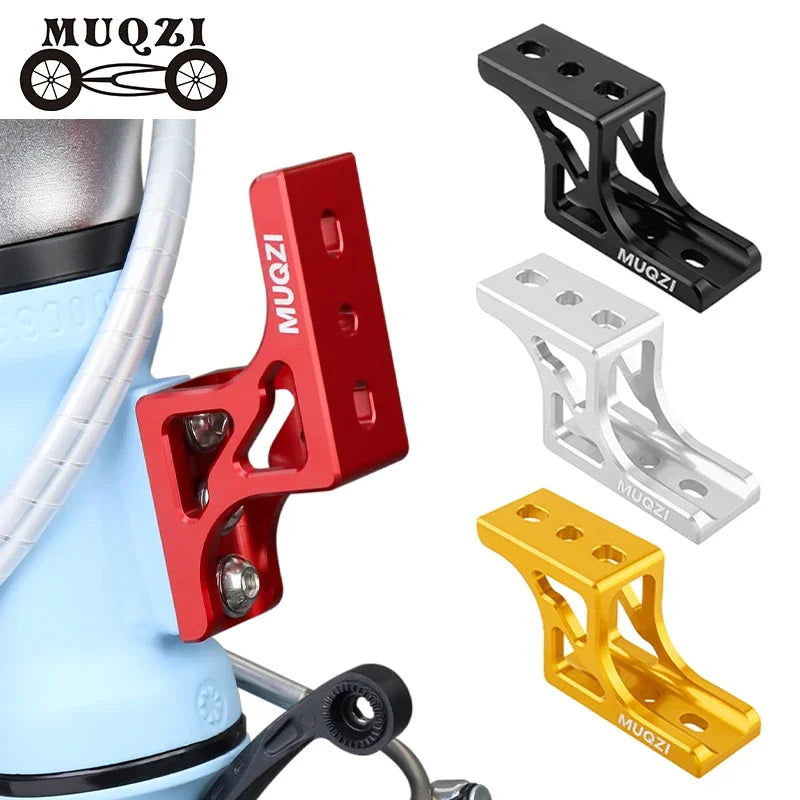 MUQZI Front Carrier Mount Adapter Raiser Folding Bike Bag Height Rising Holder For Brompton DAHON D7 D5 P8 P18