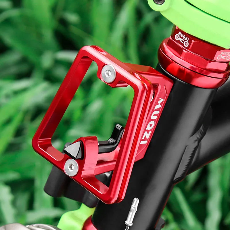 MUQZI Folding Bike Front Carrier Adapter Folding Bag Cargo Rack Bracket Aluminum Alloy Mount Base for Brompton