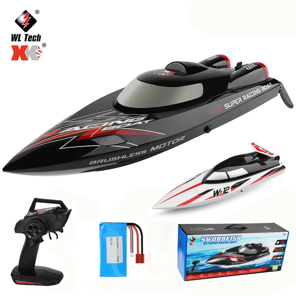 WLtoys WL916 WL912-A RC Boat 2.4Ghz 55KM/H 35KM/H High Speed ​​Racing Watercraft Remote Control Speedboat Toys For Children
