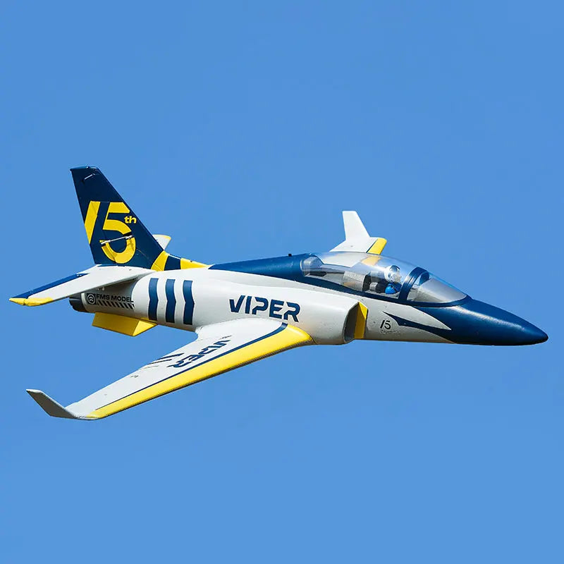 FMS 70mm Viper V2 PNP RC Airplane Ducted Fan EDF Jet Trainer 6S 6CH With Retracts Flaps Model Hobby Plane Aircraft Avion EPO