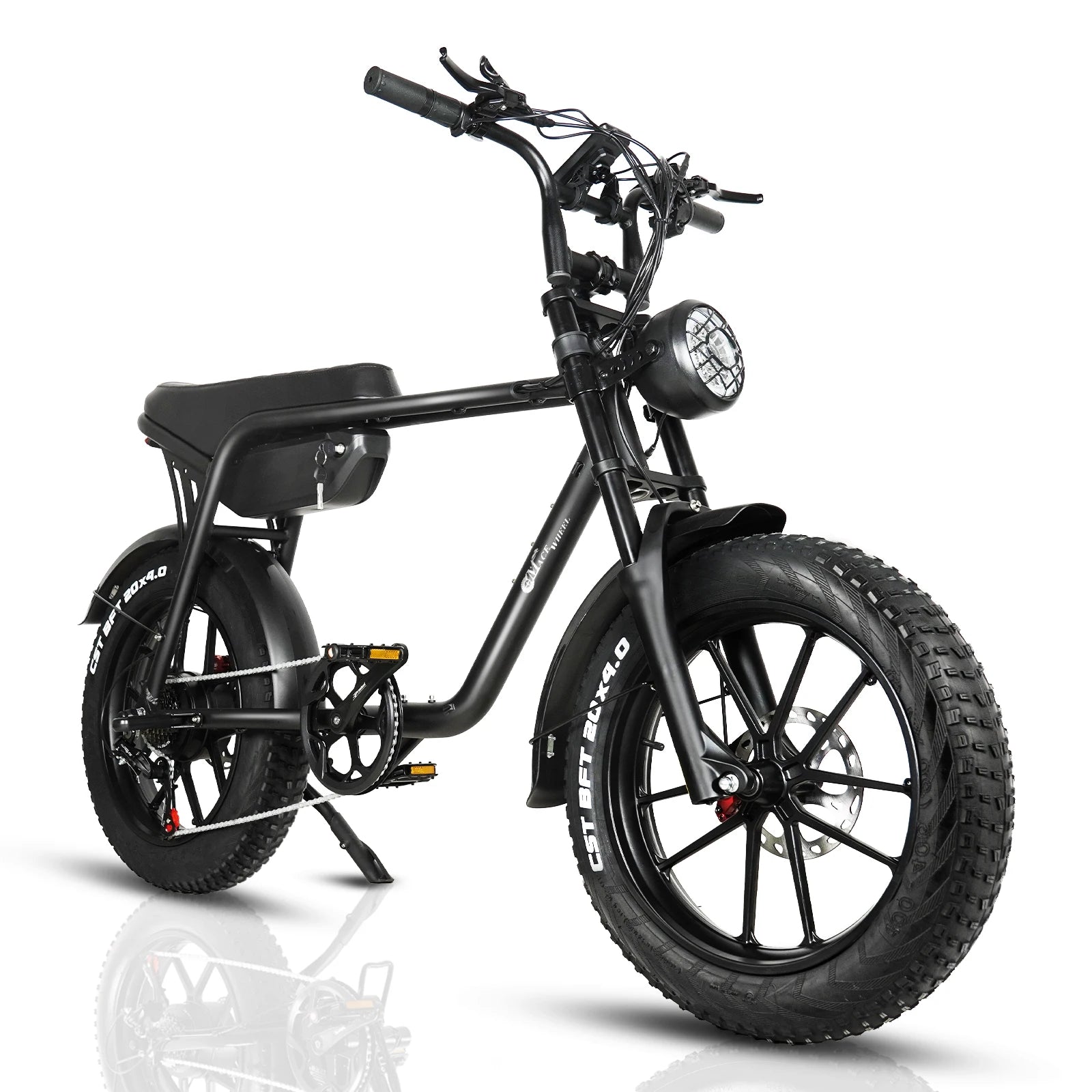 Cmacewheel K20 Electric Bike All-terrain Two-wheel Electric Bike Adult 20*4.0 Fat Tire48V17AH 500wMotor  Lithium Battery