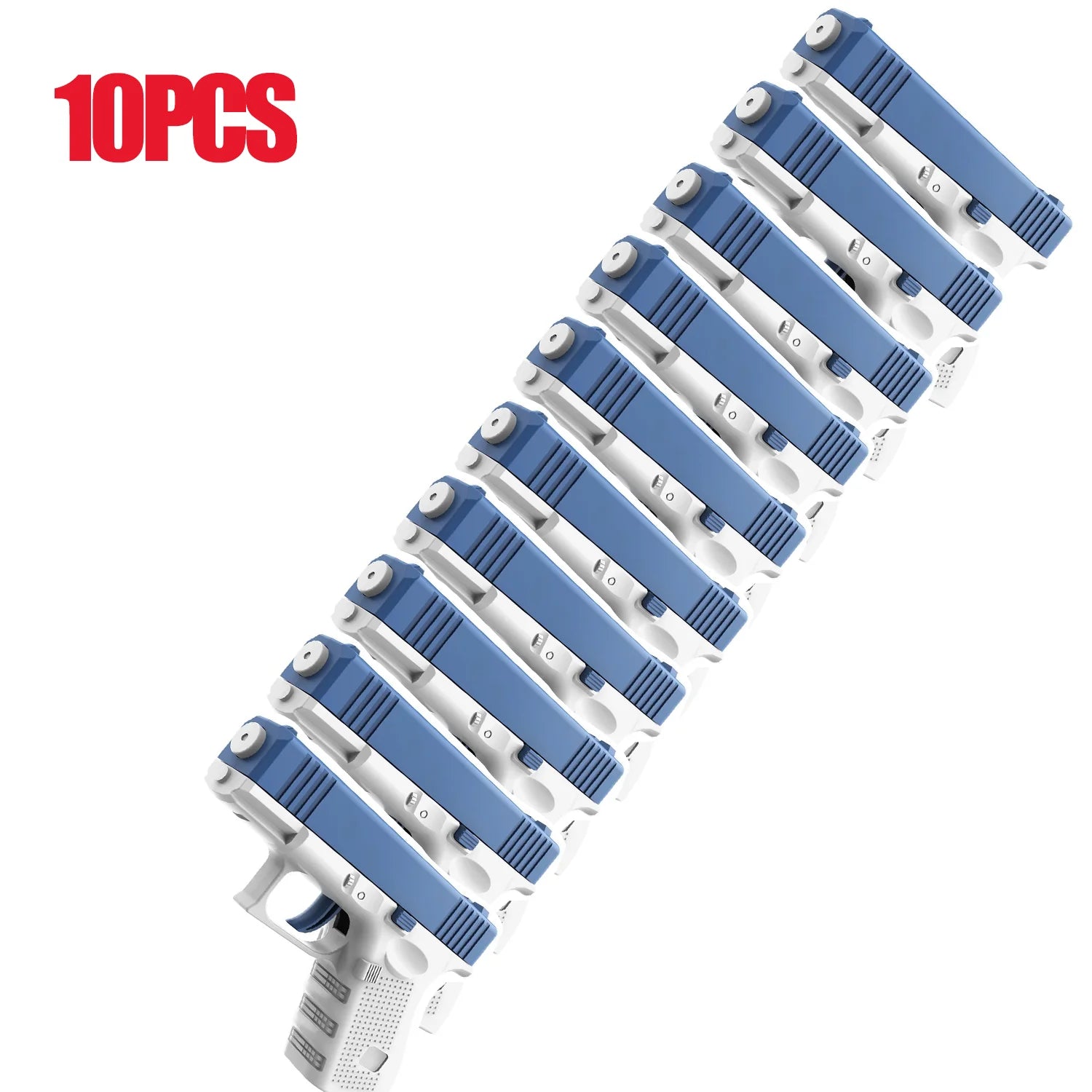 GOWKE 10PCS New Water Gun NON Electric Pistol Shooting Toy Full Automatic Summer Beach Toy For Kids Children Boys Girls Adults