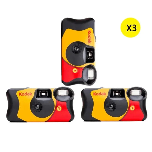 1-5 Pcs Original Kodak FunSaver Single Use Camera With Flash Disposable Point-and-Point Film Cameras 27 Sheets 39 Sheets