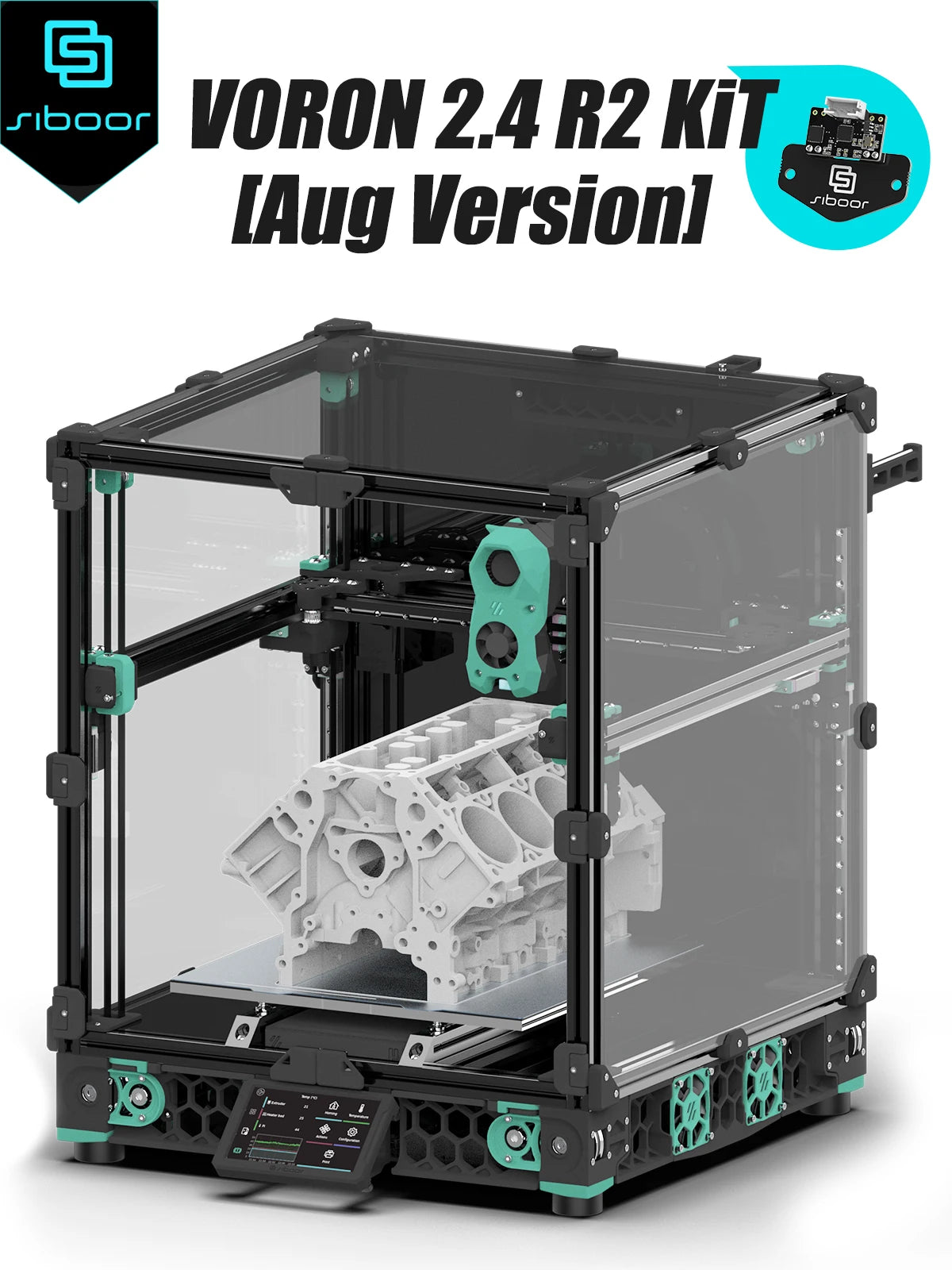 Voron 2.4 R2 Corexy 3D Printer Upgraded Stealthburner SIBOOR V2.4 R2 [Aug,Version] Impresora 3D 350x350x350mm 3D Printer Kits
