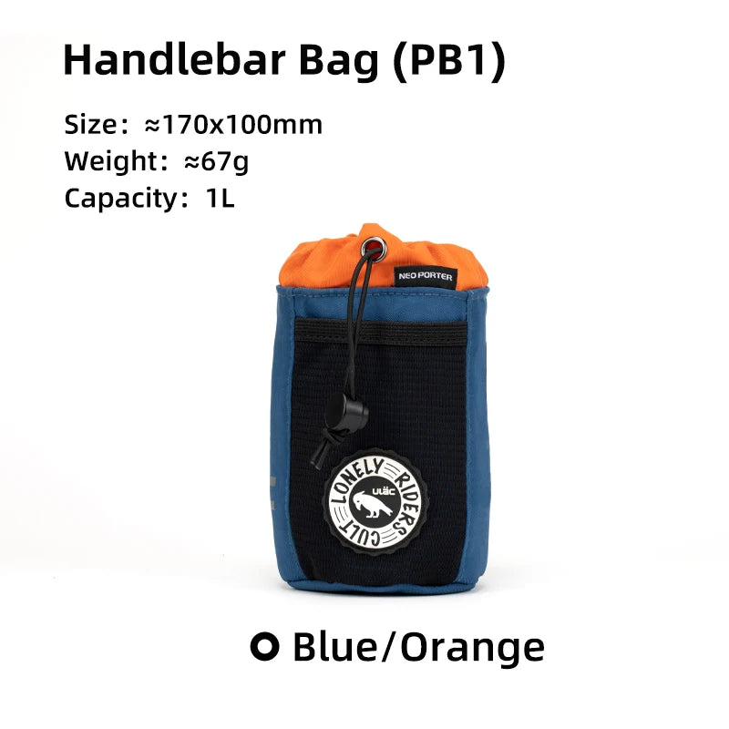 C-HOLD Bike Handlebar Stem Bag Water Bottle Bicycle Bag Snack Storage Bikepacking Touring Commuting Insulated Kettle Pouch
