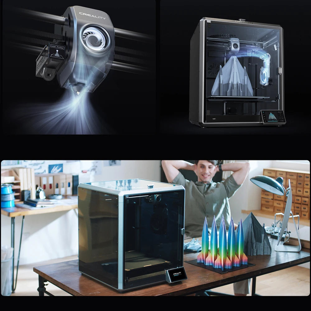 CREALITY K1 MAX K1C K1 SE K1 3D Printer High-Speed ​​Printing Auto Leveling Direct Extruder All Metal FDM K1 Series 3D Printer