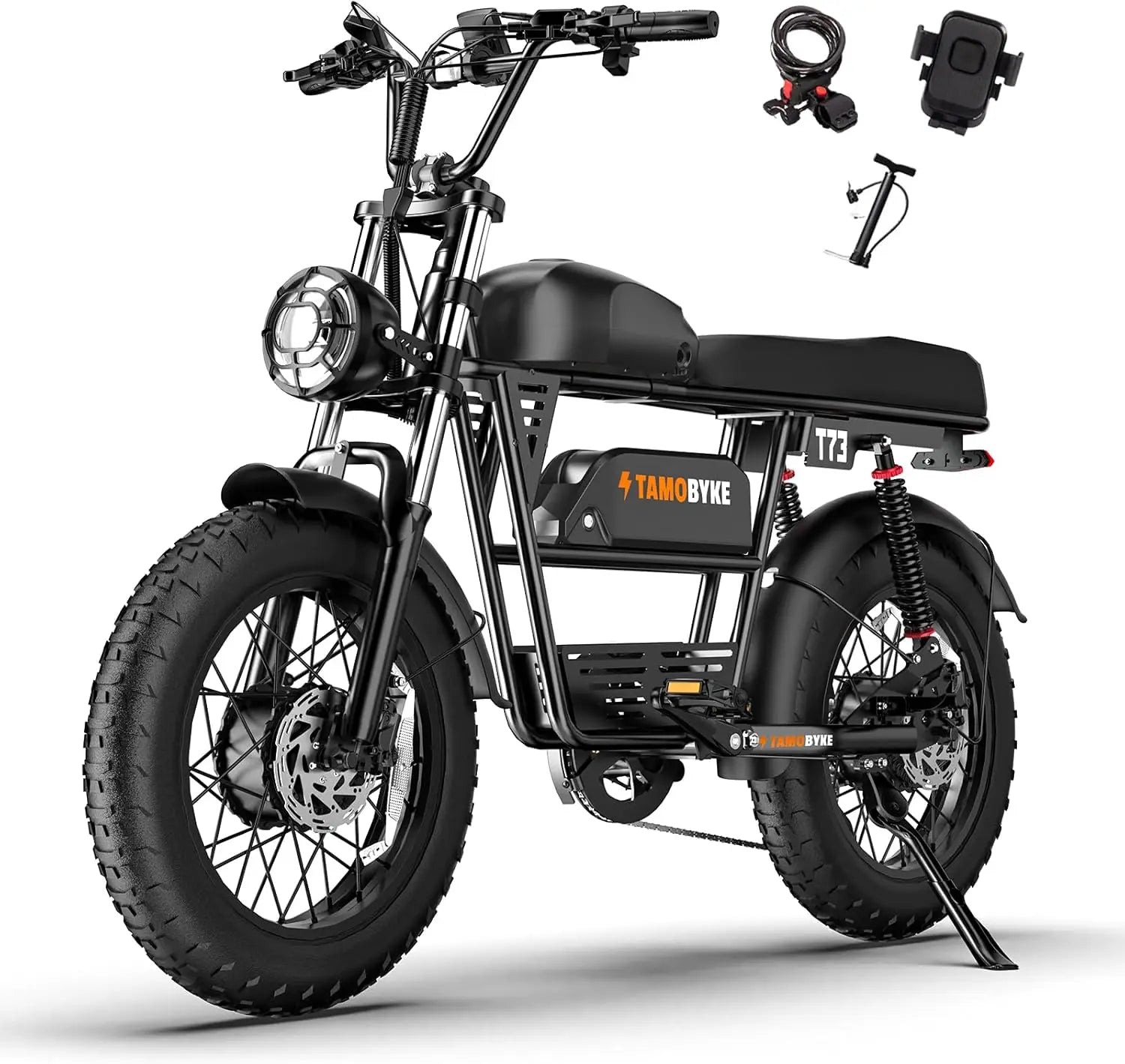 Series Electric Bike for Adults,1000W/1500W/3000W Motor,30/33/37.5MPH 34-120 Miles,48V15.6/41.6 AH Electric Bikes,20 * 4 Fat Tir