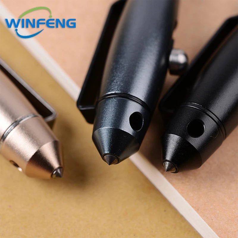 High Quality Metal Tactical Pen Self Defense Ballpoint Pen School Office Stationery Supplies Emergency Survival Glass Breaker