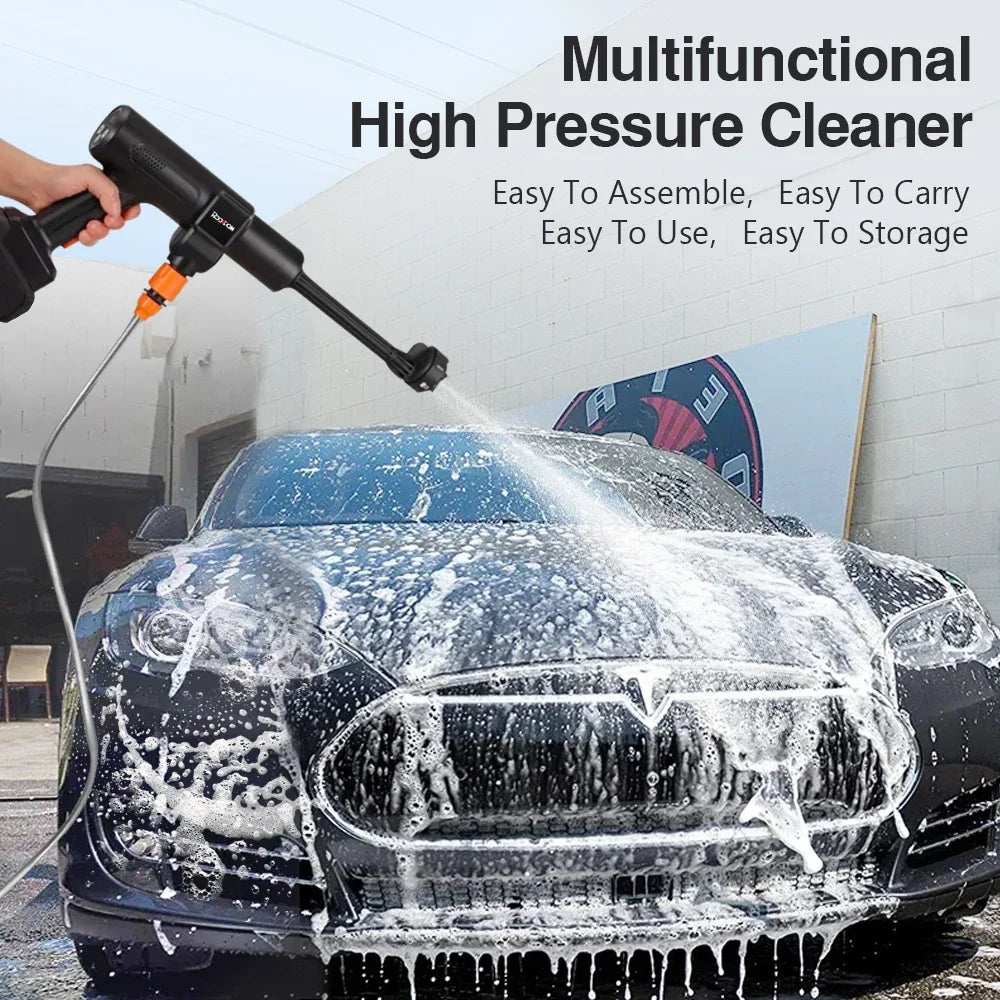 Brushless Garden Water Guns  Cordless 200 Bar High  Pressure  Washer 6 in 1 Car Washing Water Gun Sprayer for Makita 18V Battery