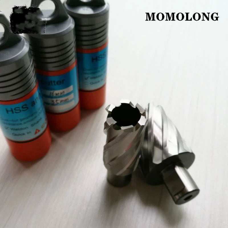 HSS-E Annular Cutter With 3/4" Weldon Shank 35mm High Speed Steel Core Drill  Diameter 12--60mm x 35mm Hole Saw Cut Depth 35mm