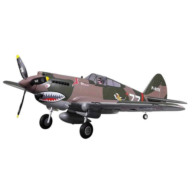 FMS 980mm P-40B Remote Controlled Aircraft Model Assembly Fixed Wing Aircraft Model Birthday Gift Simulation Aircraft Model