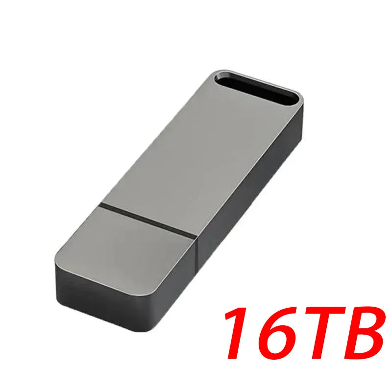 Xiaomi Mijia 16TB Flash Drive OTG USB3.2 High Speed ​​Transfer Pen Drive Key 8TB 4TB Portable Metal Memory Drive Waterproof
