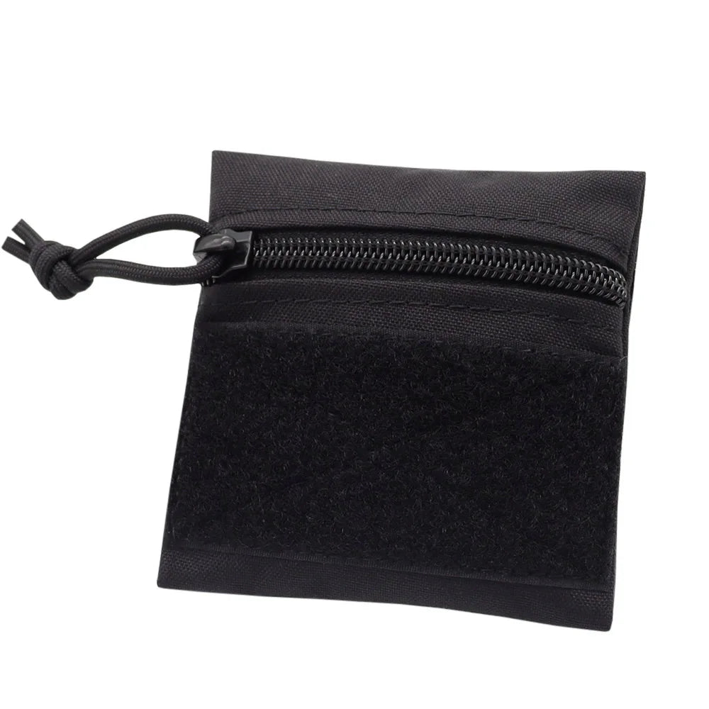 VULPO Tactical Micro Candy Pouch Portable Storage Bag Hunting Vest Patch Pouch MK3 MK4 Airsoft Chest Rig Vest Attached Pouch