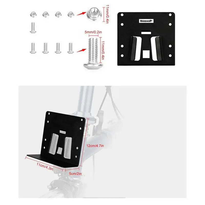 For Bromptons Bike Front Bag Rack Bicycle Cargo Luggage Bracket Folding Bicycle Head Package Aluminum Alloy Carrier Holder
