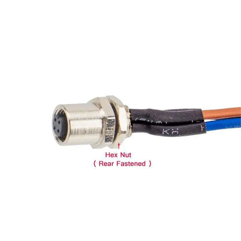 Hot sales M5 Circular Connectors Male Female M5 Device Connector 3 4 Pins Front Mount Rear Fastened Socket With Cable