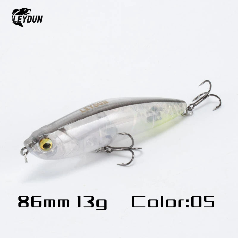LEYDUN Z-Claw Fishing Lures Floating Pencil 86mm 100mm 120mm Topwater Hard Baits Surface Stickbait Good Action Bass Wobblers