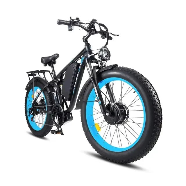 2025 New 24 Electric Bike 24 4.0'' Fat Tires 2000W Brushless Motor 55km h Max Speed 48V 23Ah Battery E-BIKE Electric Bicycle