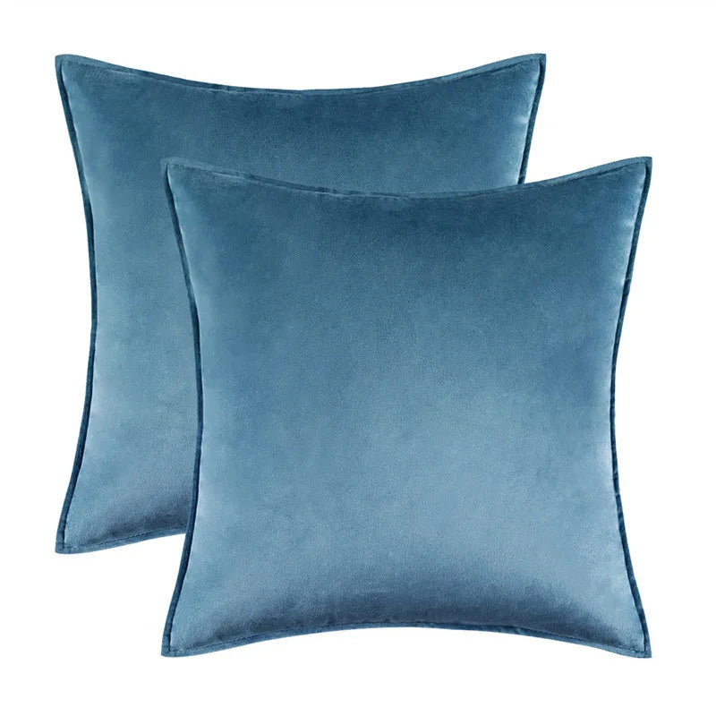 50*50/60*60High Quality Velvet Cushion Cover Bed Pillow Case For Sofa Car Housse De Coussin Decorative Pillows Nordic Home Decor