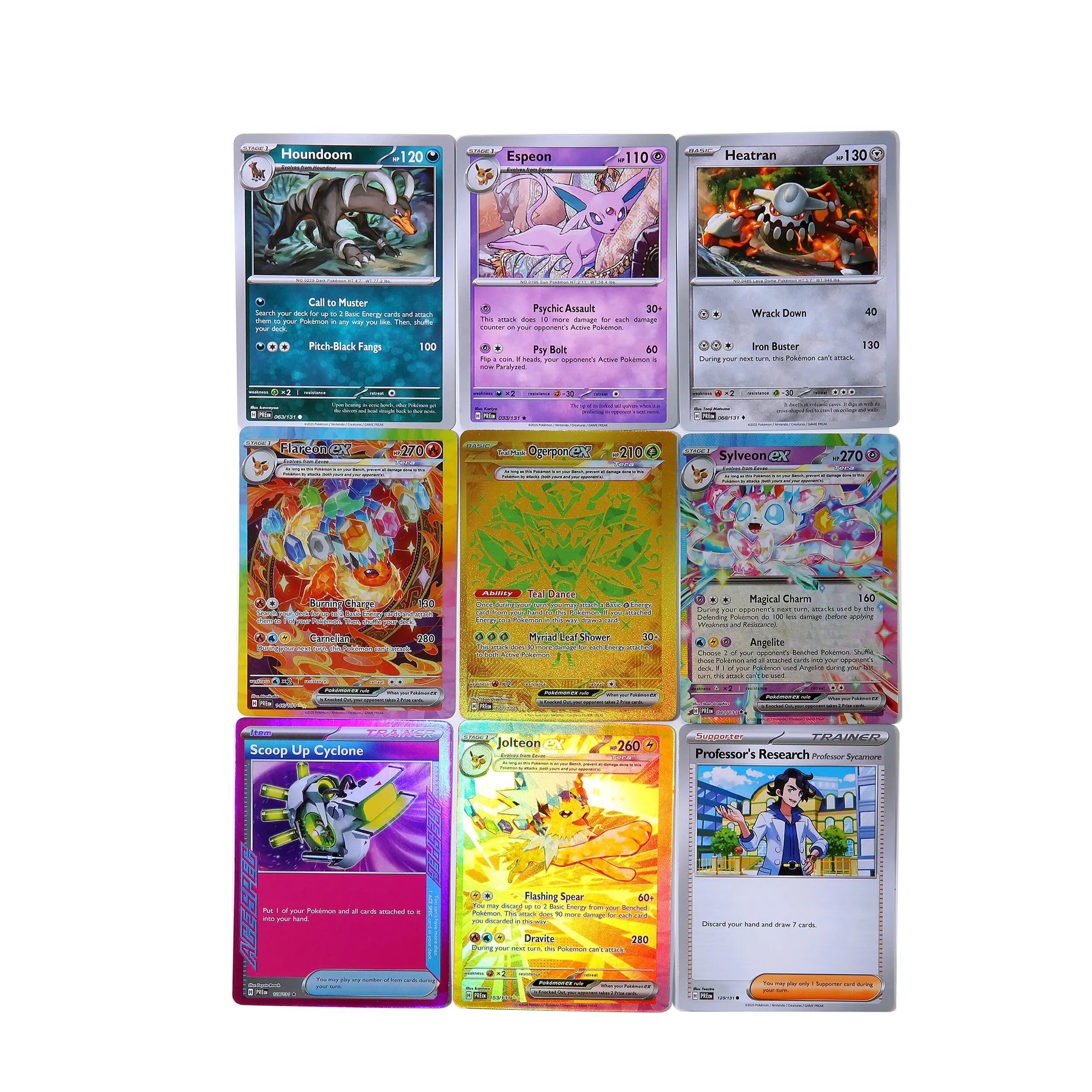 360Pcs Pokemon Card Prismatic Evolutions sv8a Scarlet Violet 151 Surging Sparks PALDEAN FATES English Booster Transaction Card