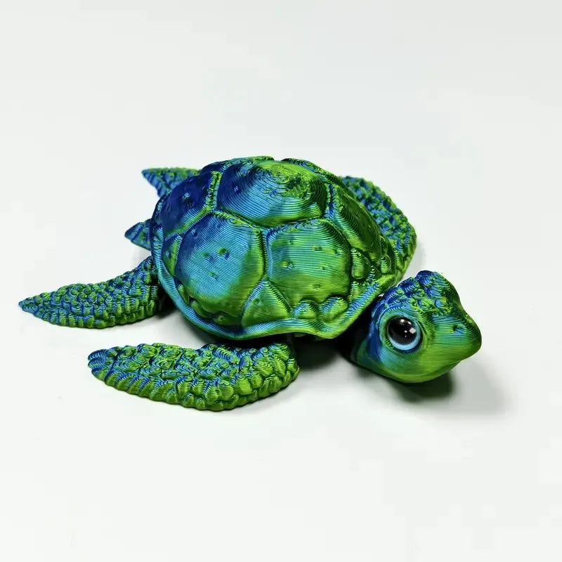 3D Printed Turtle Model With Movable Joints Creative Collection Desktop Decoration Handmade Holiday Gifts For Anime Models