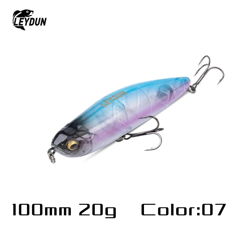 LEYDUN Z-Claw Fishing Lures Floating Pencil 86mm 100mm 120mm Topwater Hard Baits Surface Stickbait Good Action Bass Wobblers