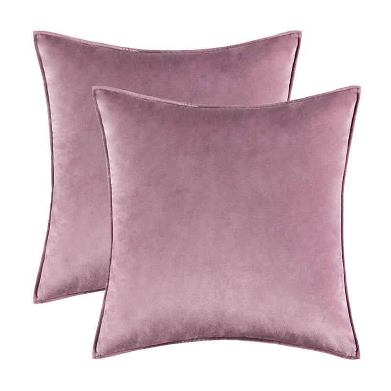 50*50/60*60High Quality Velvet Cushion Cover Bed Pillow Case For Sofa Car Housse De Coussin Decorative Pillows Nordic Home Decor