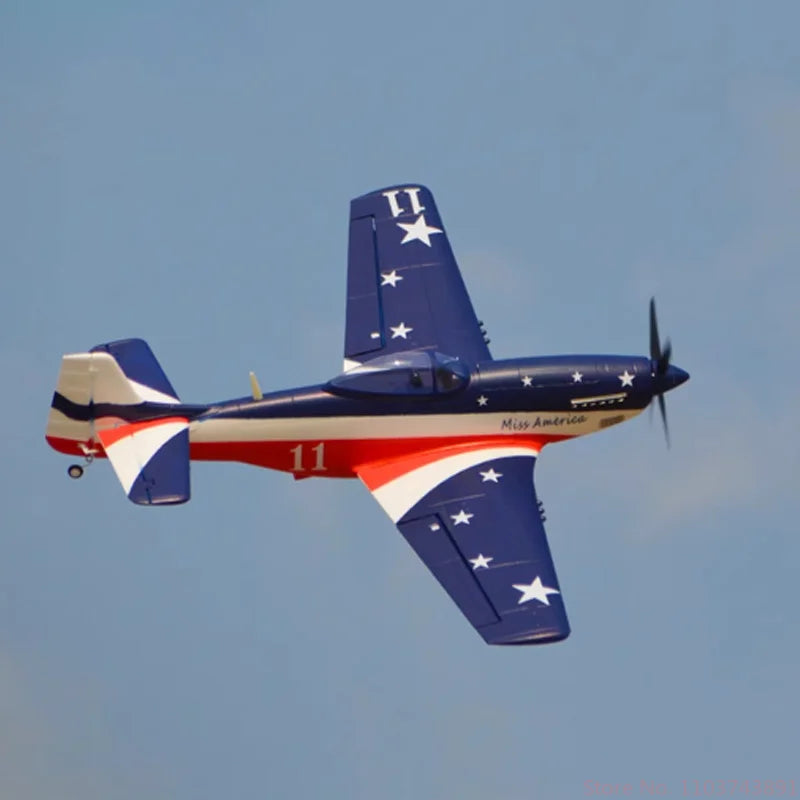 Hookll 1200mm P51 Pnp Rc Miss America Sports Aircraft Epo Assembled Fighter Model Remote Control Adult Toy