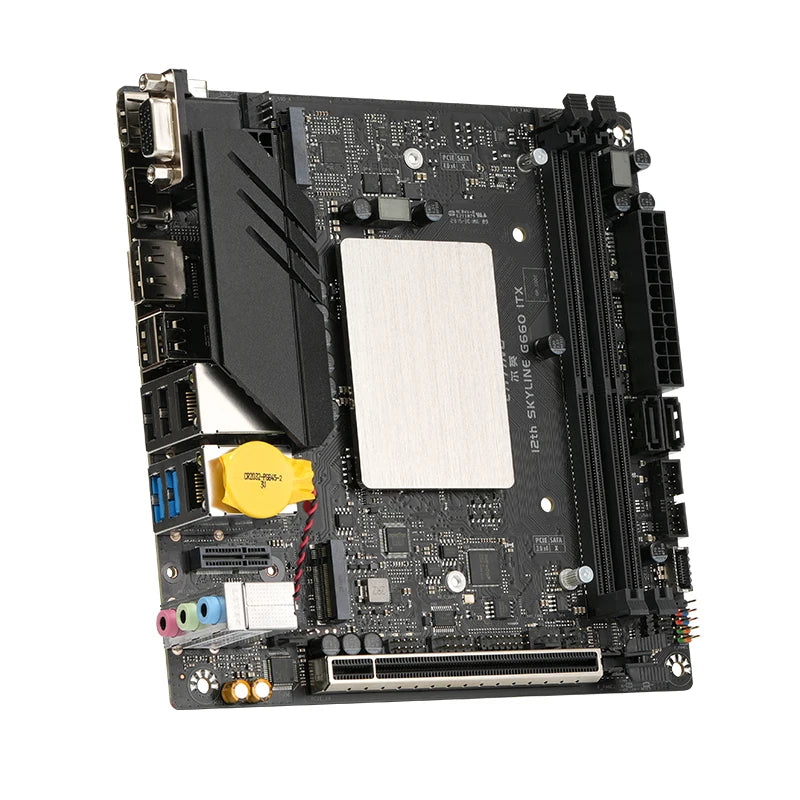 DIY Gaming computer ERYING M-ITX DIY Desktop Motherboard CPU RAM COMBO Kit i5 12500H i5-12500H 12C16T DDR4 Interposer Kit