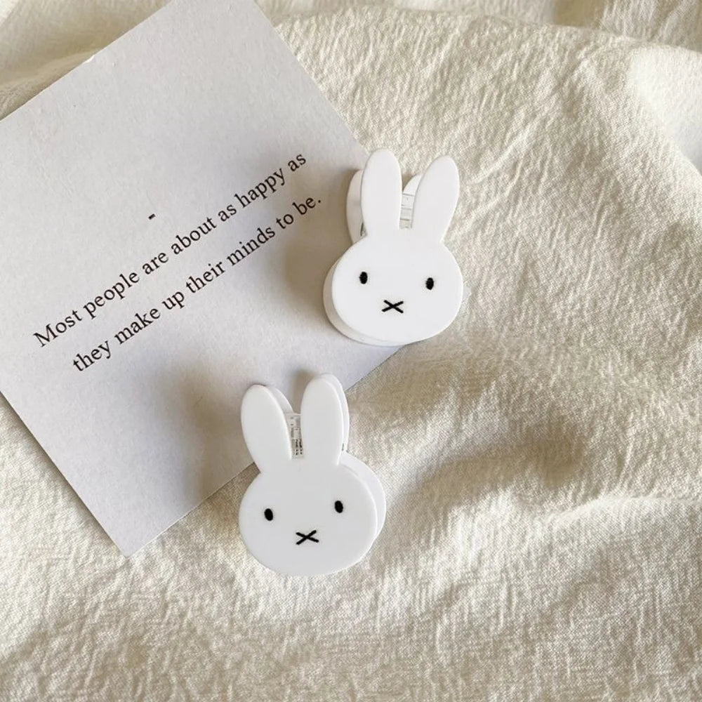 Cute Miffy Kawaii Ins Hair Decoration Clip Princess Bangs Clips Sweet Cool Rabbit Y2K Personality Headwear Student Girl Gifts