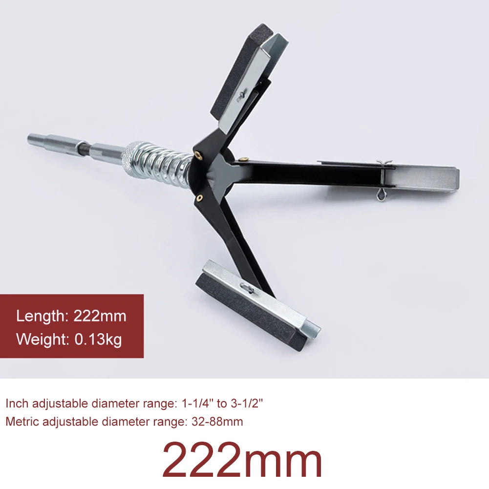 51-177mm Three-jaw Cylinder Sander Inner Diameter Grinder Steel Car Engine Brake Cylinder Bore Hone Tool Flexible Shaft Honing