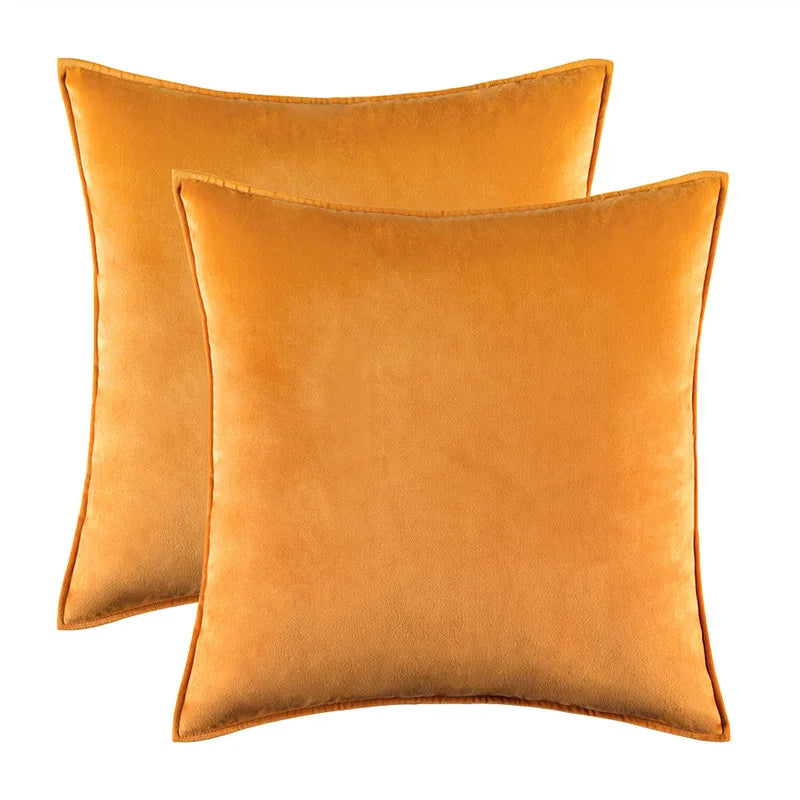 50*50/60*60High Quality Velvet Cushion Cover Bed Pillow Case For Sofa Car Housse De Coussin Decorative Pillows Nordic Home Decor